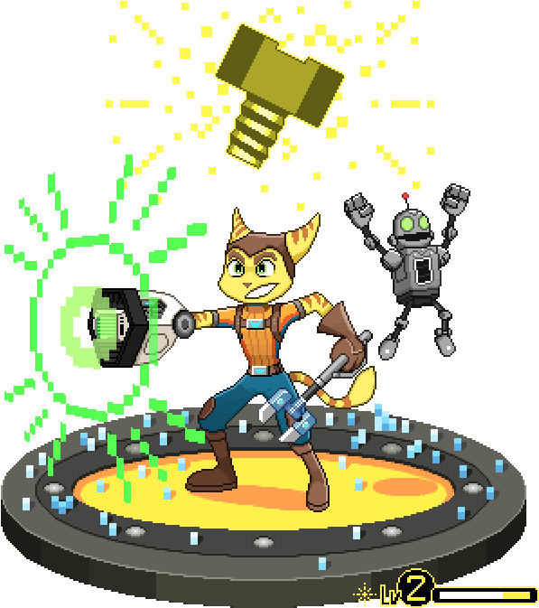 Author Comments - Ratchet & Clank (610x676), Png Download