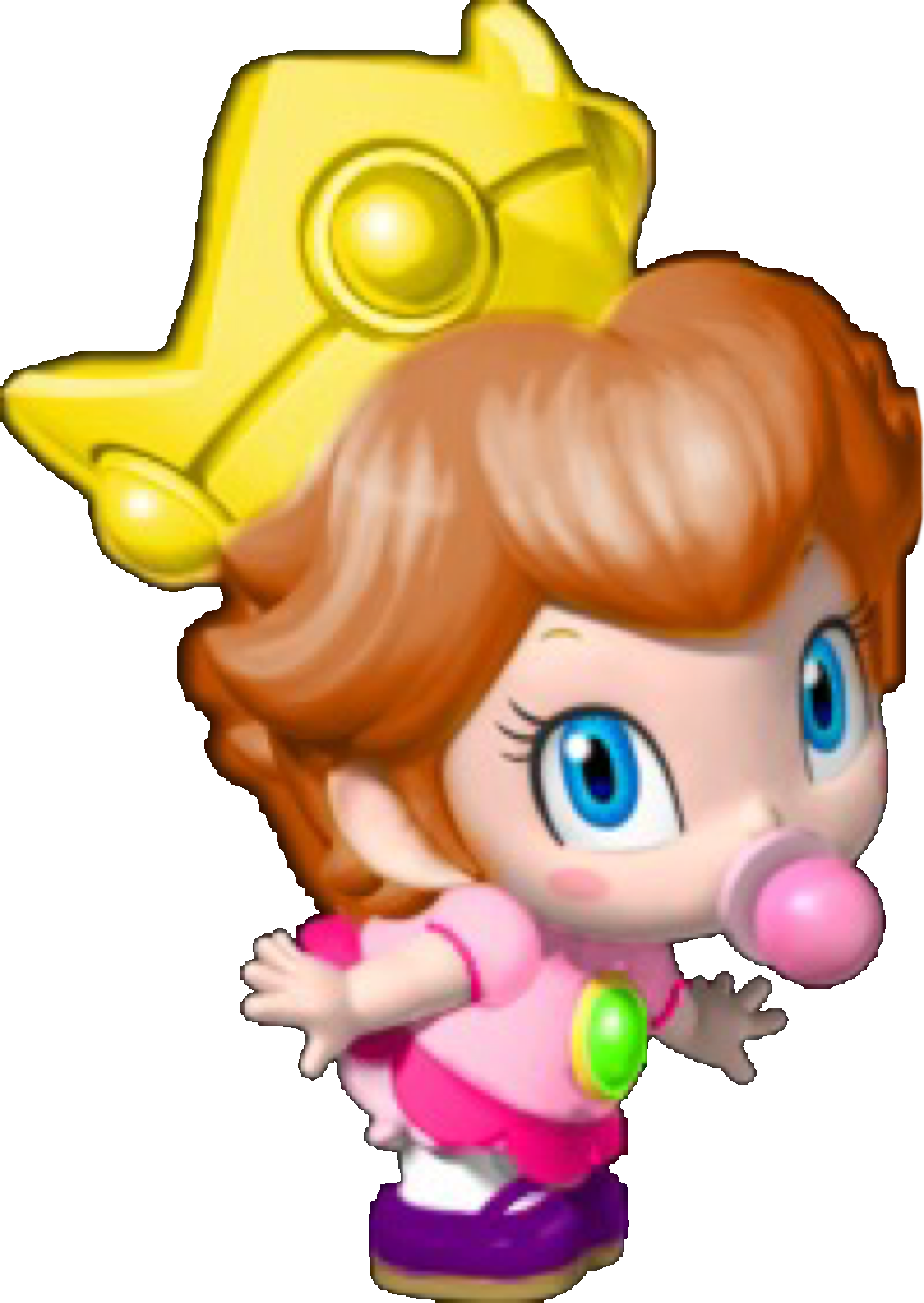 Baby Princess Toadstool - Baby Peach And Baby Daisy (1453x2048), Png Download