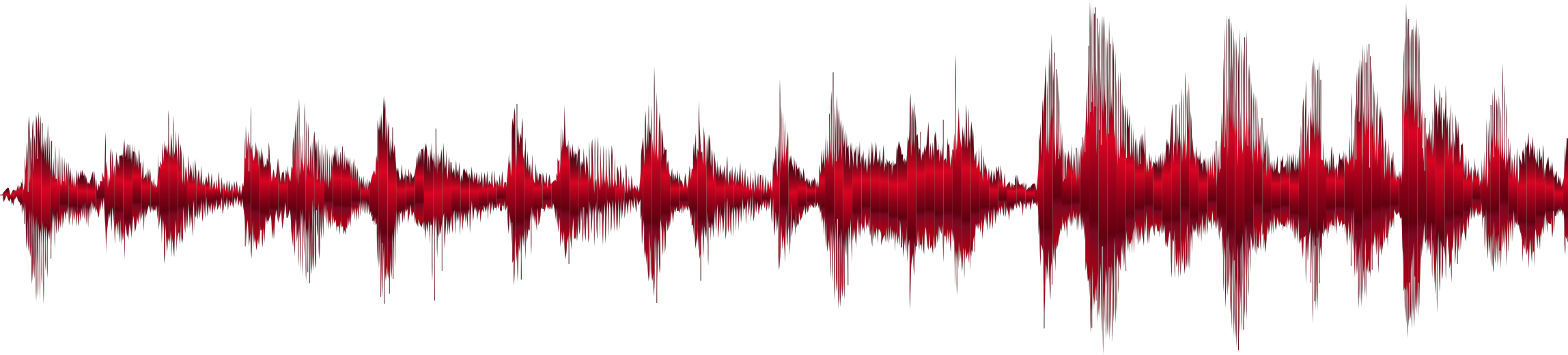 Medium Image - Sound Wave Red Png (766x172), Png Download