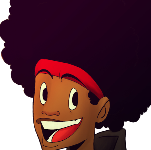 Photo - Random Afro Guy (530x529), Png Download