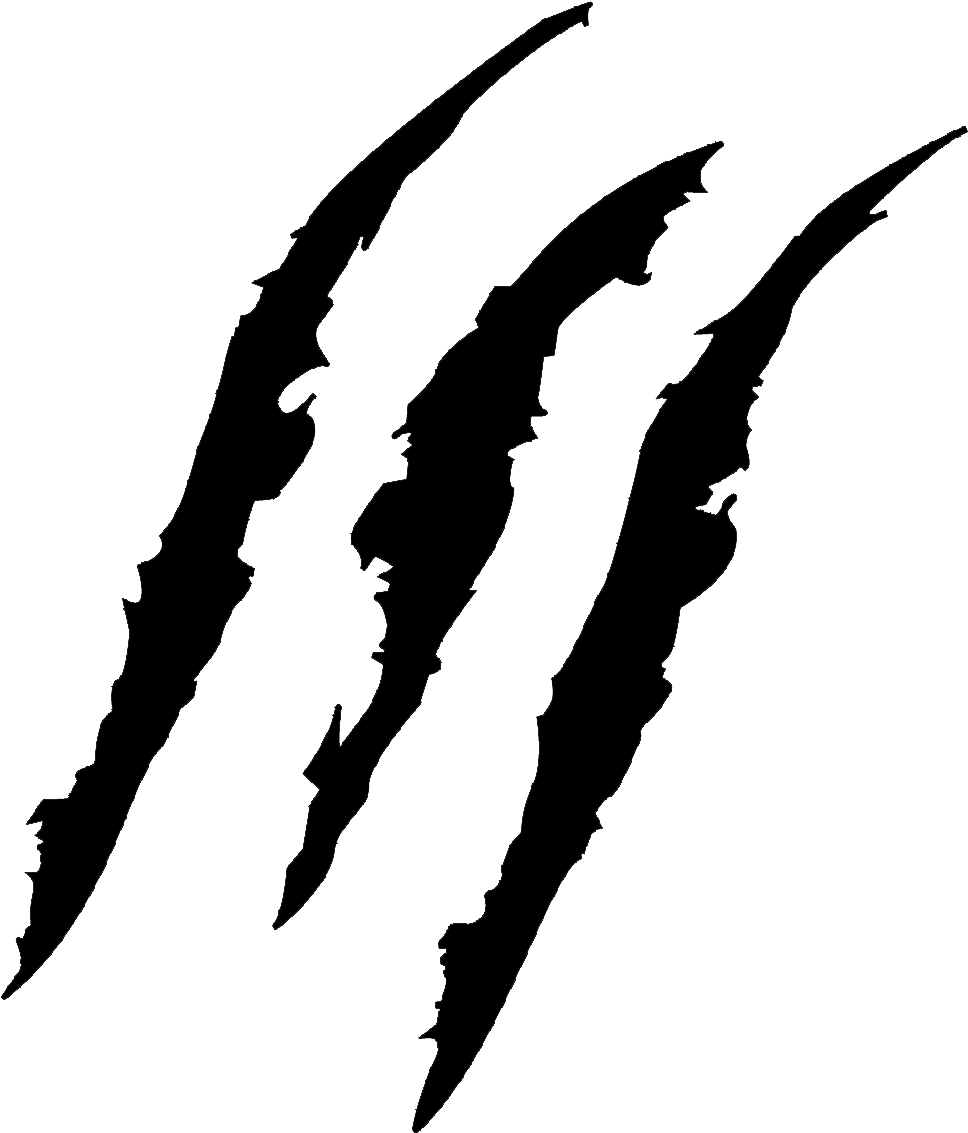 Claw Scratches Png Free Download - Broken Arrow Tigers (971x1155), Png Download
