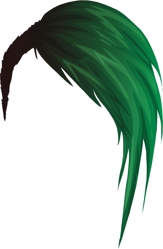 Download Transparent Hair Green Green Hair Png Full Size Png Image Pngkit