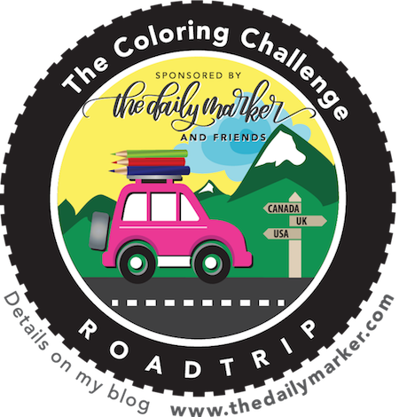 Dates & Locations For “the Coloring Challenge Road - Road Trip Logos (450x470), Png Download