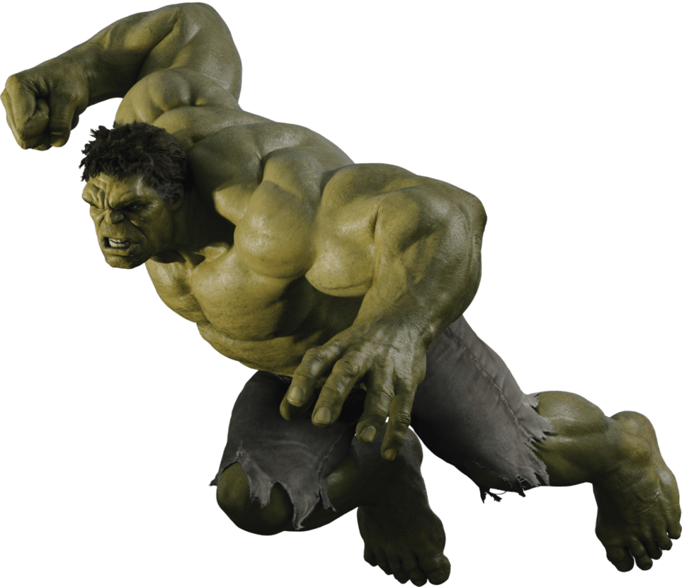 Hulk Avengers Left - Hulk Png (963x829), Png Download