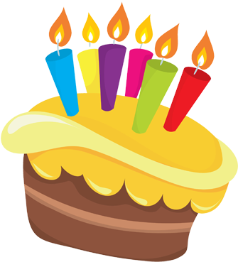 Birthday Cake Png Image - Cartoon Birthday Cake (347x390), Png Download
