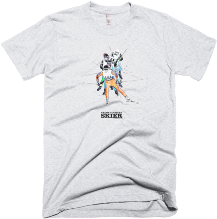 Cross Country Skier Watercolor T <br> - Kanye Attitude With Drake Feelings Hoodie Uk (480x480), Png Download