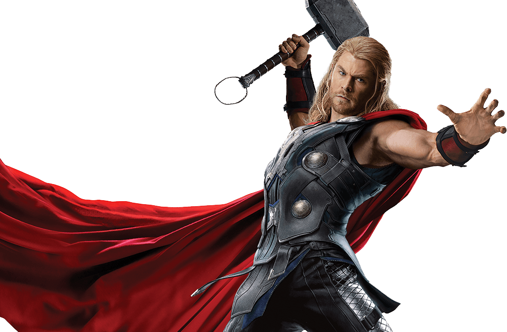 10 Heroes And Villains We'd Like To See In A Future - Avengers Age Of Ultron Thor Png (1007x660), Png Download