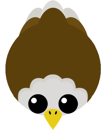 Flying Eagle - Mope Io Skins Eagle (500x500), Png Download