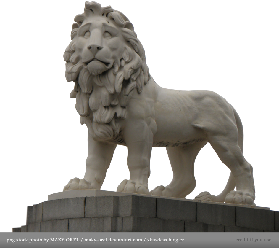 Lion Statue Png (942x847), Png Download