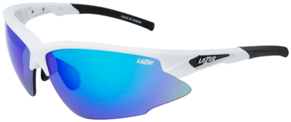 Lazer Argon Race Arr Sunglasses - Lazer White Argon Race Cycling Glasses | One Size (500x500), Png Download