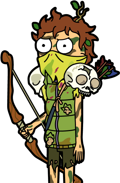 Pocket Mortys Survivor Morty (469x702), Png Download
