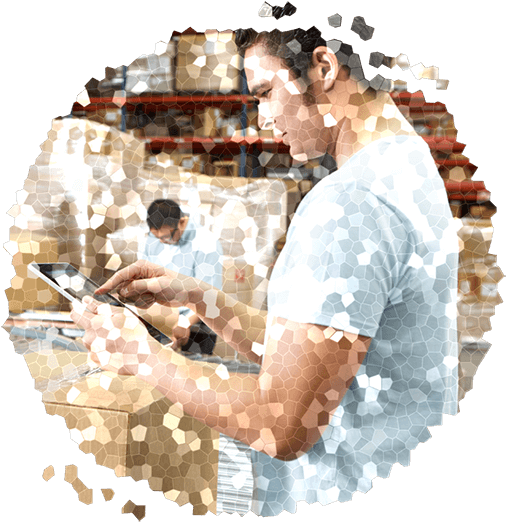 A Supply Chain Management Solution - Supply-chain Management (526x525), Png Download