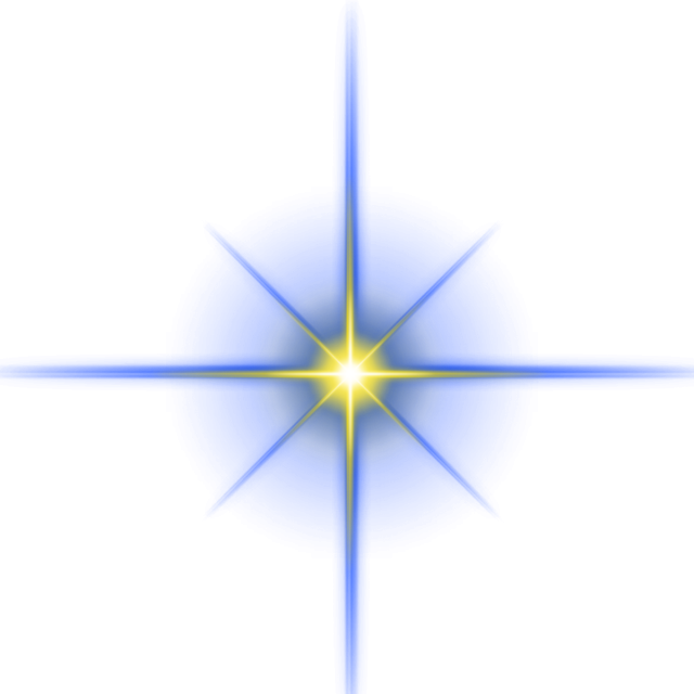 Star Light Effect Png Free Vector, Star Light Effect, - Flag (640x640), Png Download