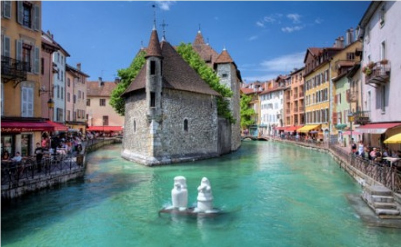 Travel Sketchbook Workshop In Annecy - Palais De L'isle (800x600), Png Download