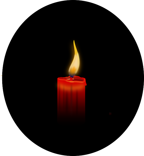 Candle, Fire, Flame, Light, Lighting, Burn, Candlestick - Advent Candle (590x640), Png Download