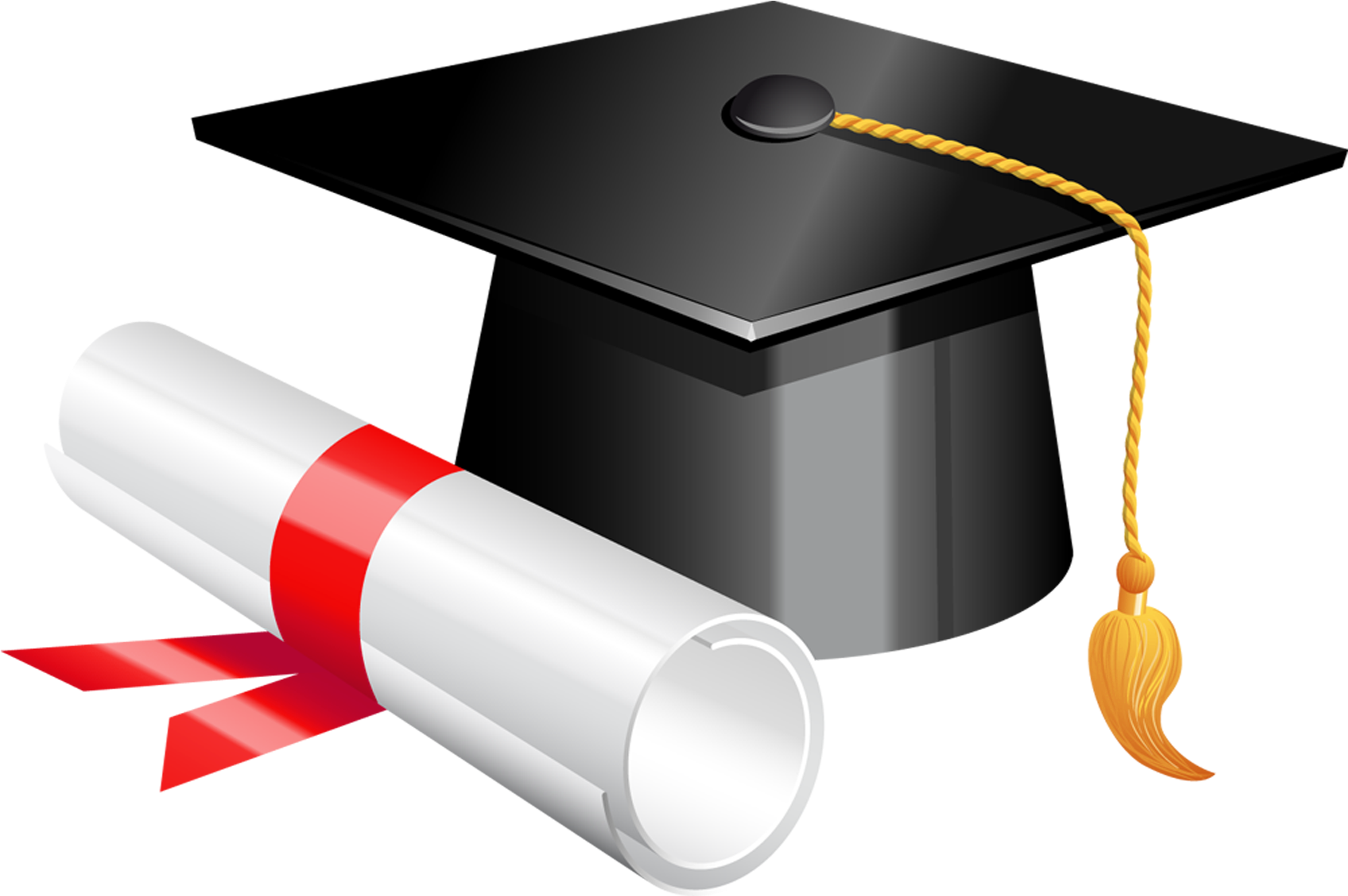 Graduation Cap Clipart, Graduation Cap Pictures, Graduation - Graduation Cap And Diploma Png (2066x1399), Png Download