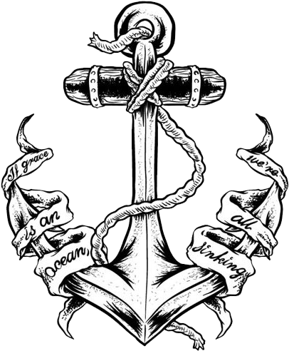 Download Anchor Tattoos Png Hq Png Image - Ocean We Re All Sinking (459x494), Png Download