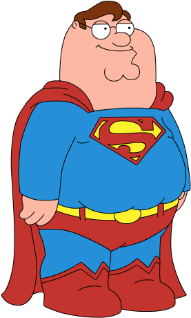 Peter Superman - Family Guy Peter Superman (283x468), Png Download