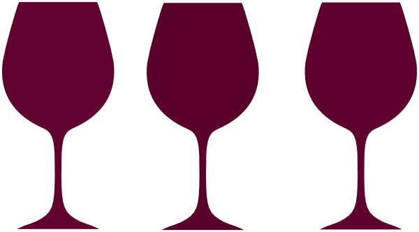Wine Clip Art Free - Wine Bottle Border (600x332), Png Download
