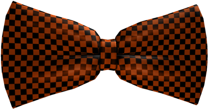 Halloween Checkered Bow Tie - Bowtie Png (420x420), Png Download