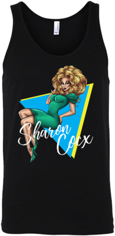 Sharon Cocx Seated Logo Tank Top - Top Tank Lgbt (480x466), Png Download