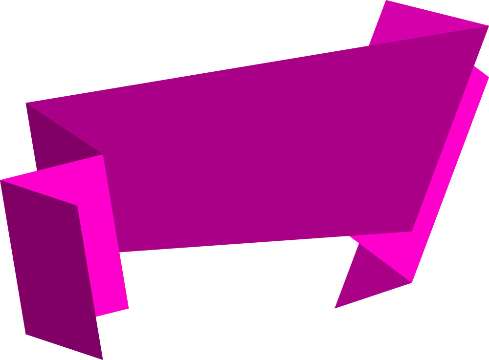 Abstract Banner Png - Banners Origami Png (1000x737), Png Download