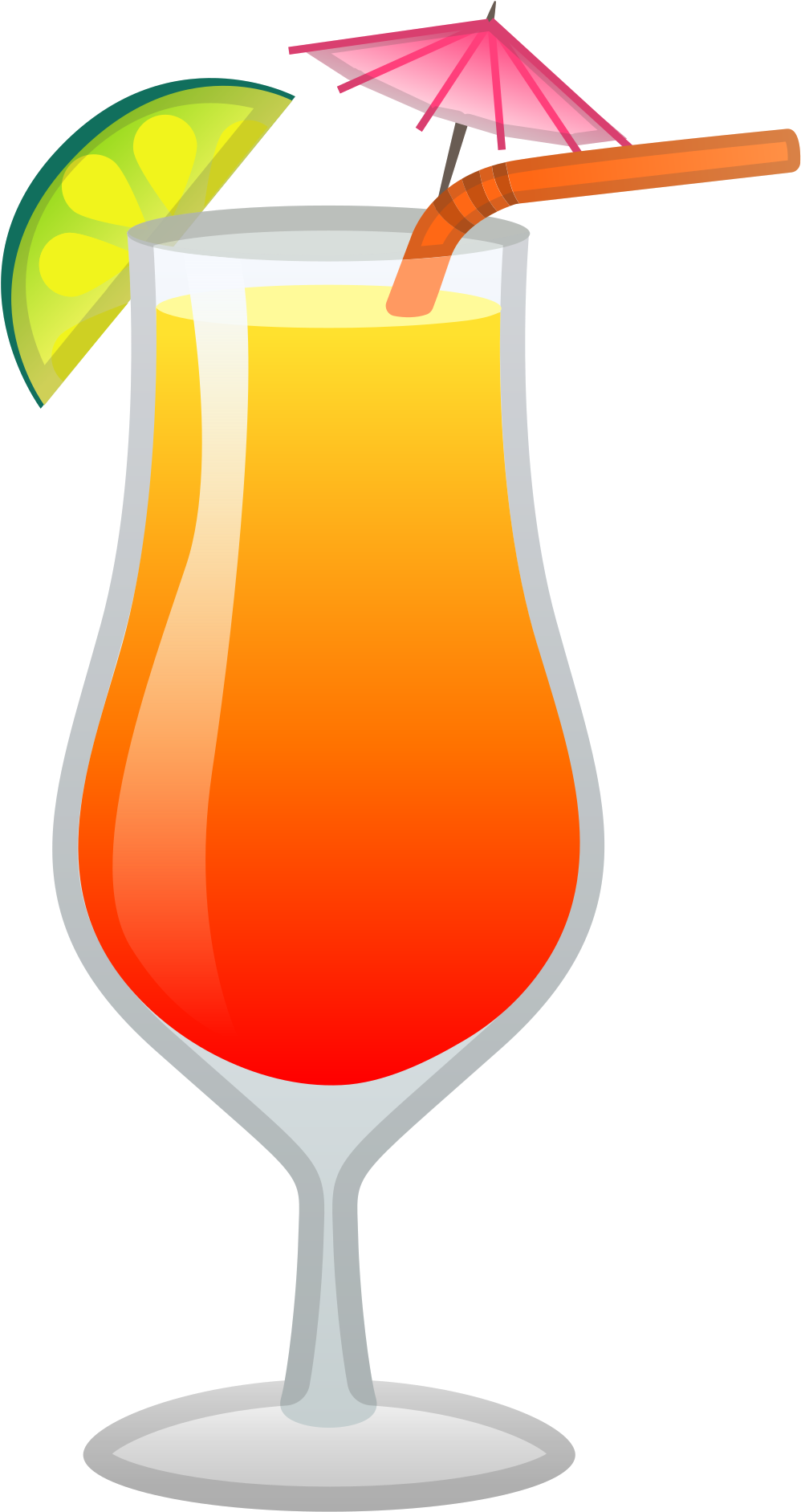 Tropical Drink Icon - Drink Emoji Transparent Background (1024x1024), Png Download