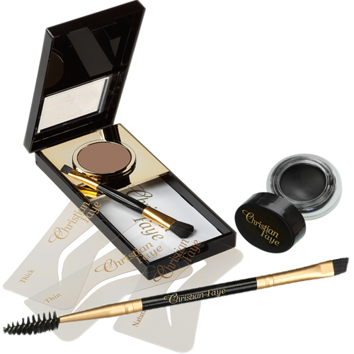 Eyebrows - Christian Eyebrow Semi Permanent Make-up Kit Charcoal (500x500), Png Download