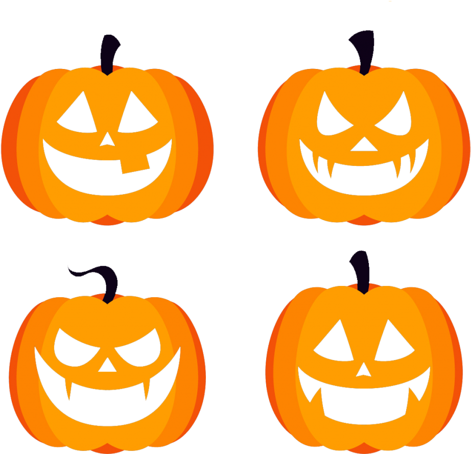 Halloween Vector Free Png Pumpkin Files - Pumpkin (1024x938), Png Download