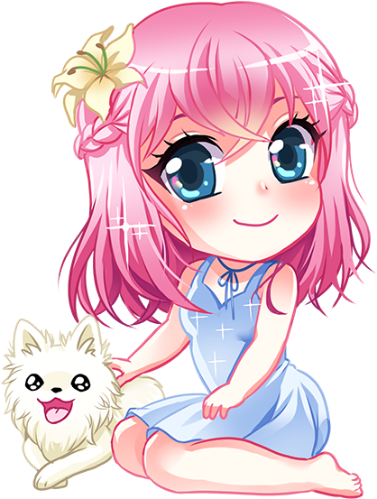 Lily 1m - Cartoon (630x630), Png Download