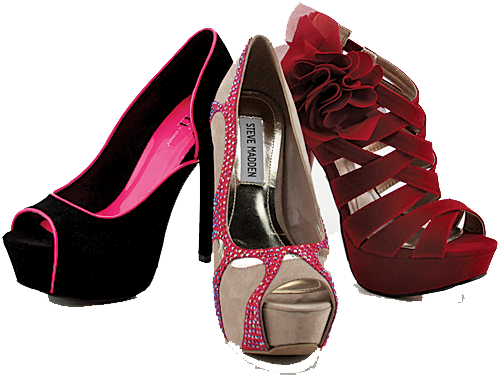Female Shoes Png Free Download - Footwear Png (521x416), Png Download