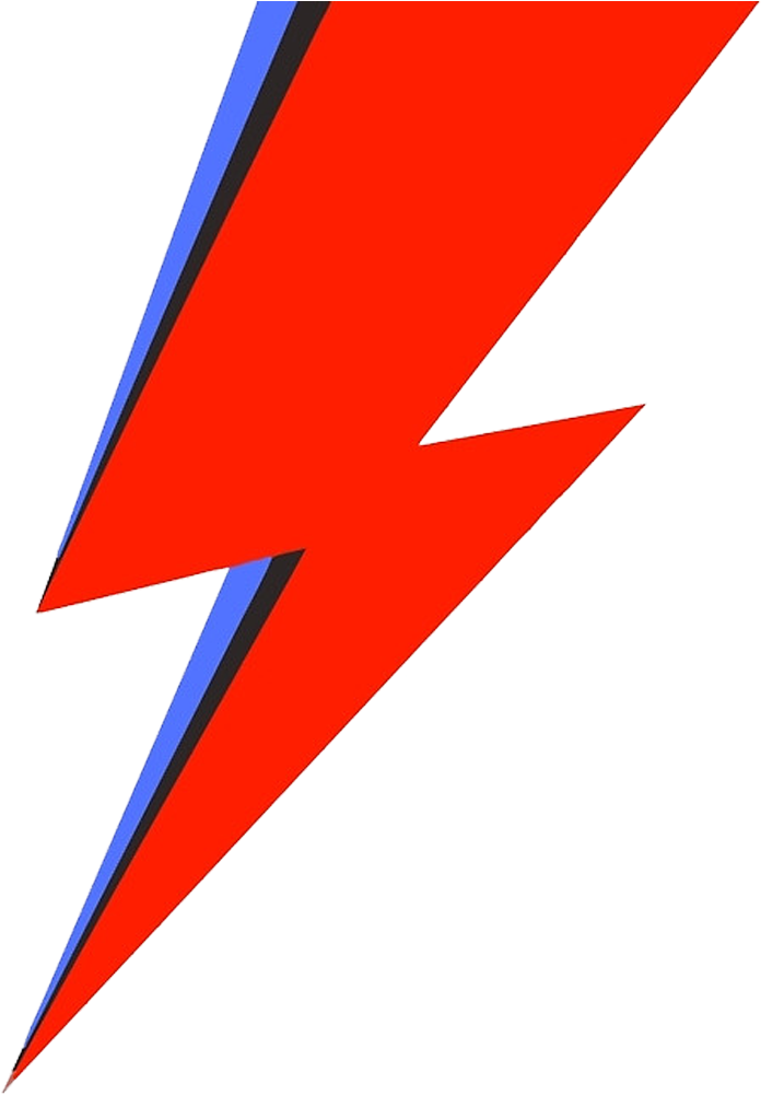 Image Result For Bowie Lightning Bolt - Ziggy Stardust Lightning Bolt (1000x1000), Png Download