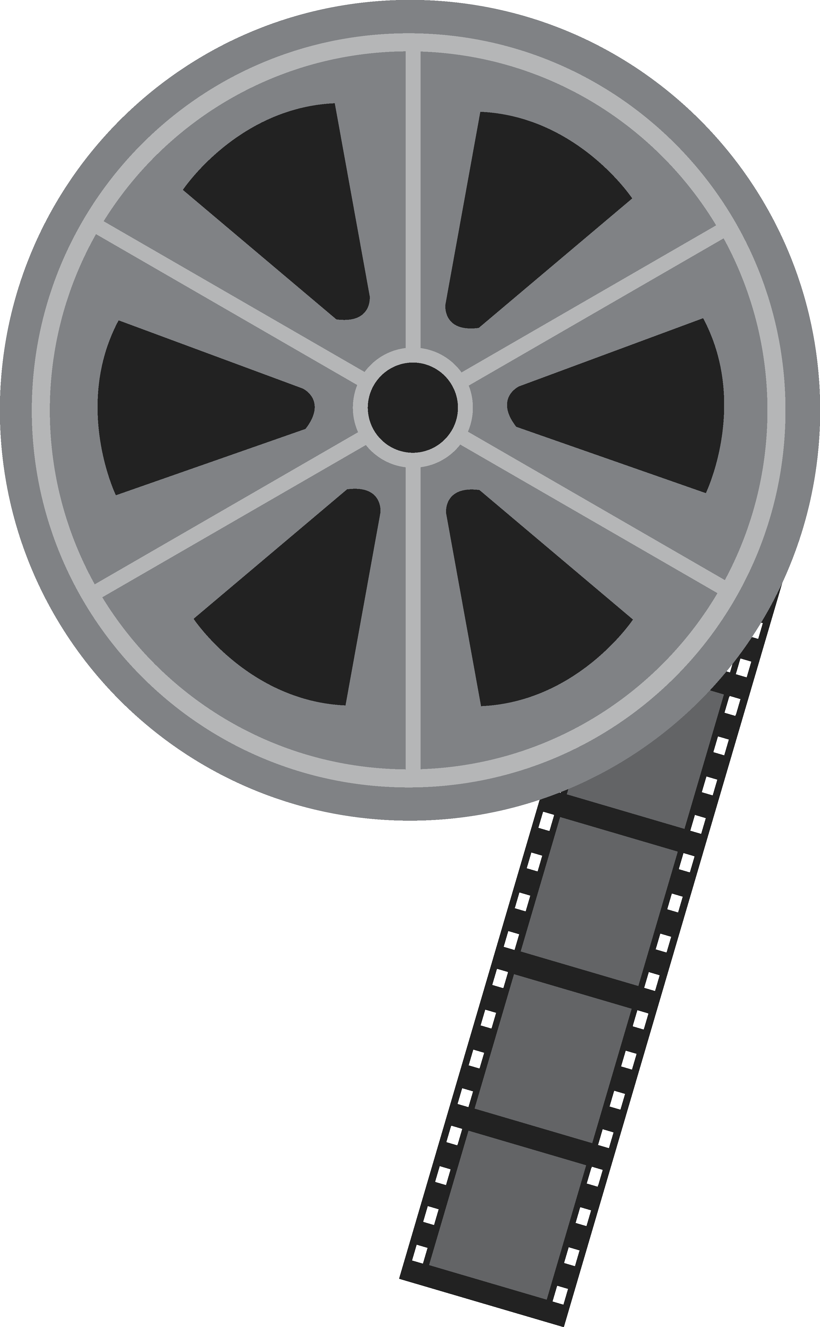 Movie Clipart - Film Reel Clip Art (3410x5515), Png Download