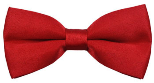 Red Bow Tie Png - Satin (1667x625), Png Download