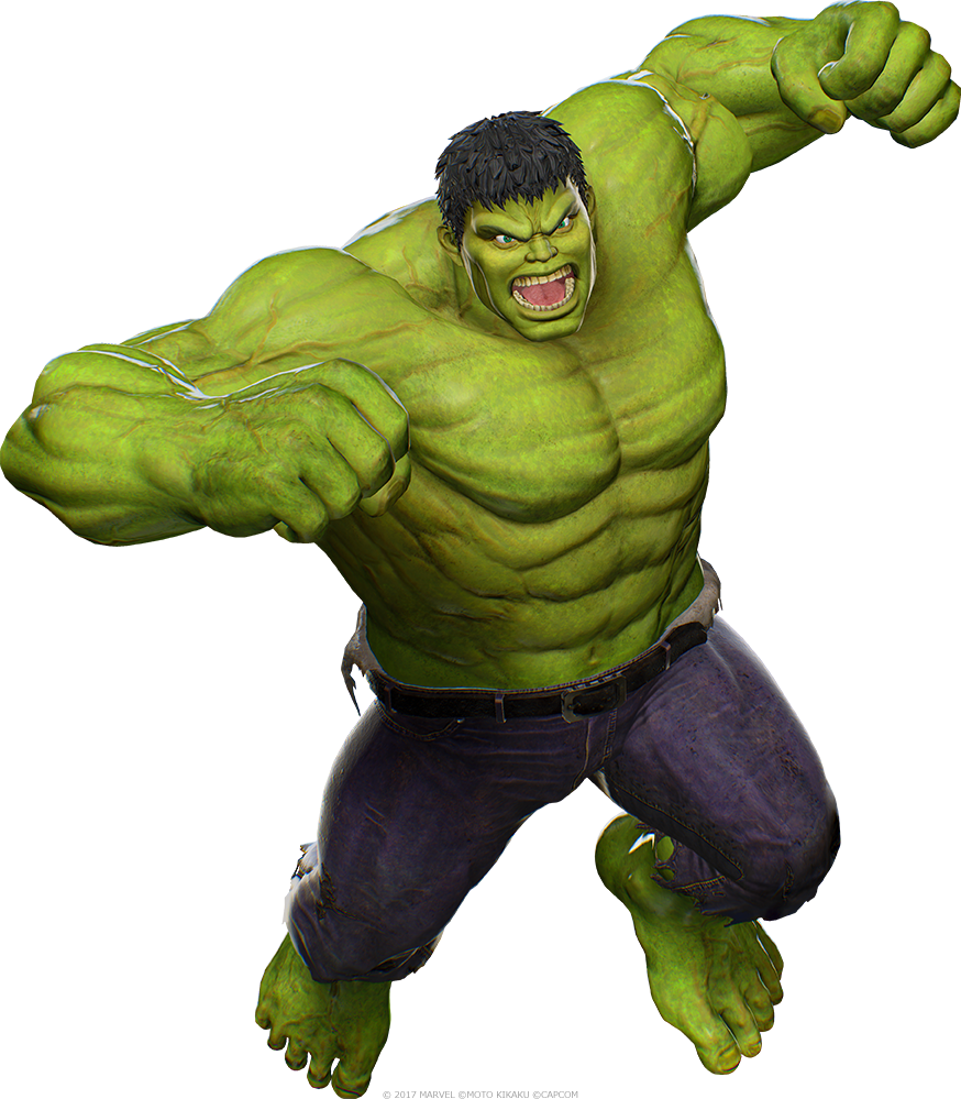 Marvel Vs Capcom Infinite Hulk (874x999), Png Download