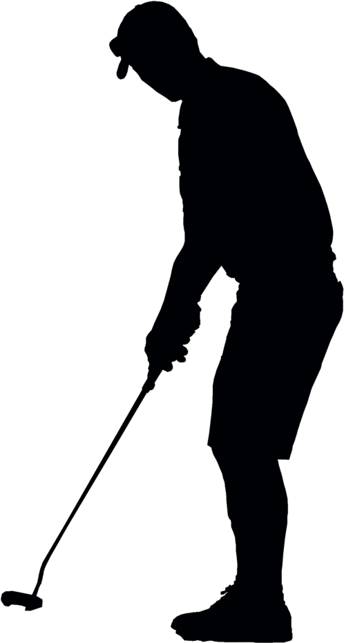 Download Amazing High-quality Latest Png Images Transparent - Golf Player Silhouette Png (682x1024), Png Download