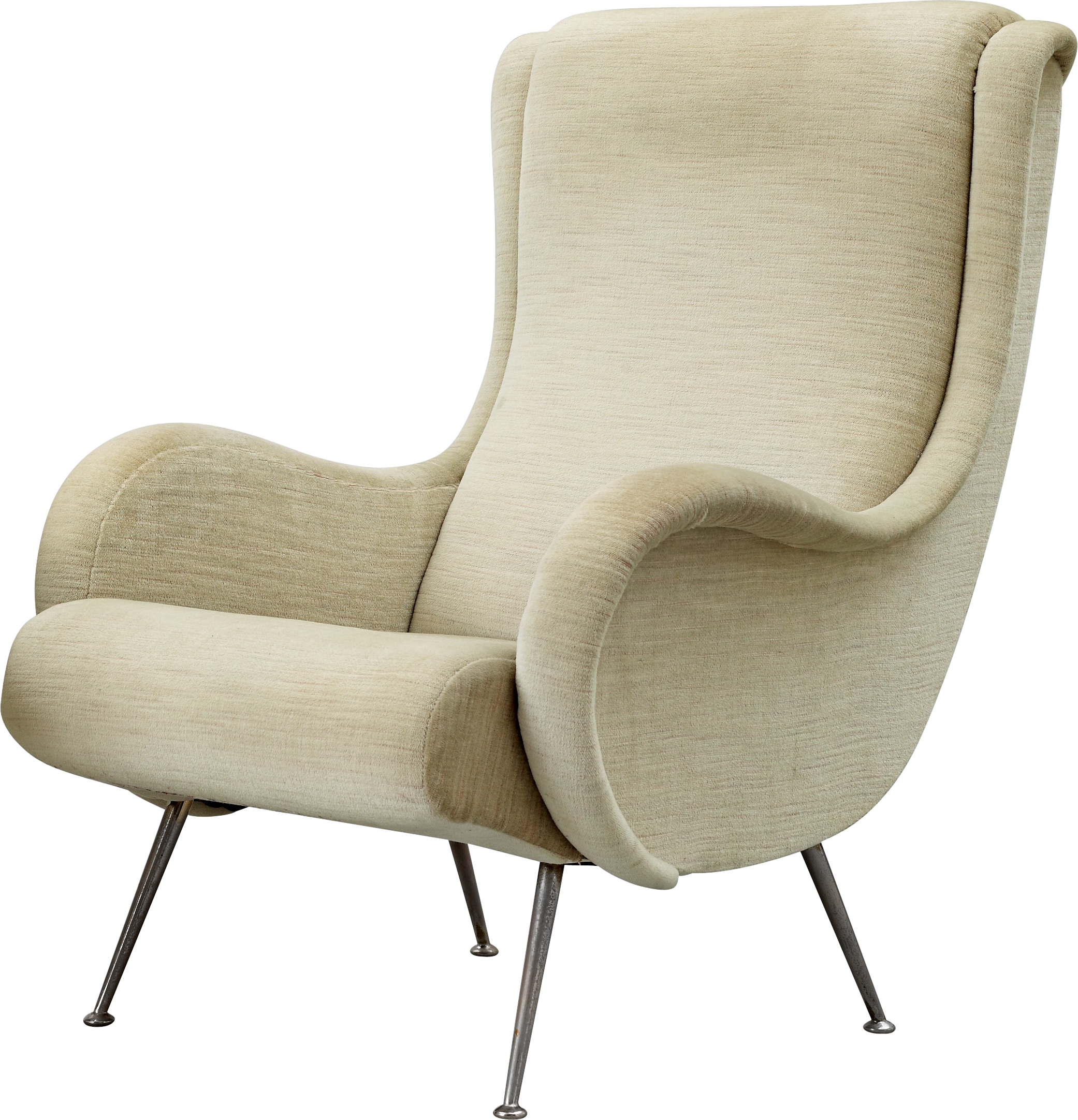 White Armchair Png Image - Armchair Png (2082x2164), Png Download