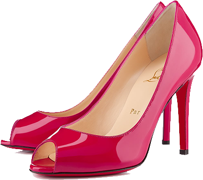 Floral Shoe Png - Ladies Shoes Png (401x355), Png Download