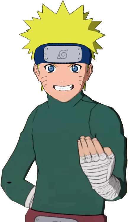 Green Beast Naruto - Naruto Storm 4 Naruto Render (446x754), Png Download
