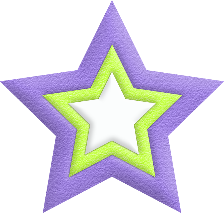 Purple Watercolor Star Clipart Commercial Use Clip - Make Streamers For Christmas Decor (770x733), Png Download
