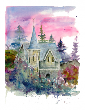Watercolor Painting (380x380), Png Download