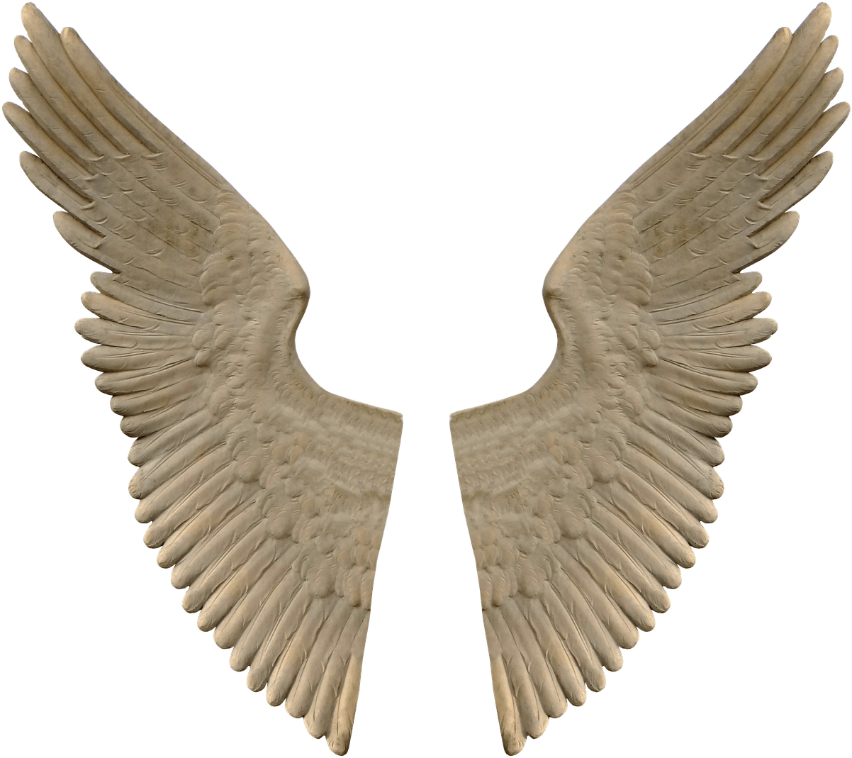 Download - Stone Angel Wings Png (1280x1133), Png Download