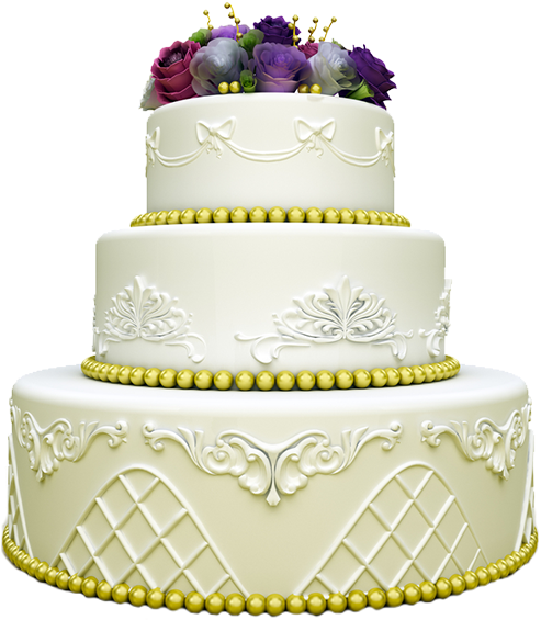 White Happy Birthday Cake Png - Layer Cake Png (576x576), Png Download