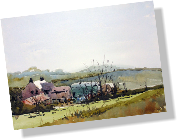 Six Professional Artists Have Contributed To The Book - Painting (572x454), Png Download