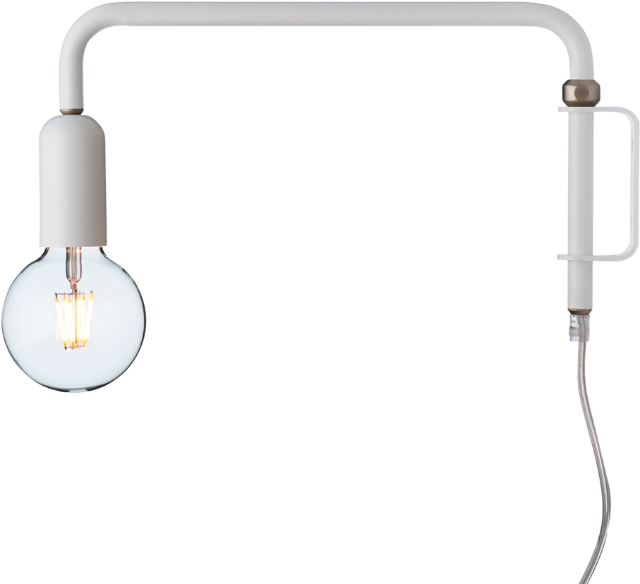 Ism Objects Loft Small White Wall Square - Fluorescent Lamp (1000x1000), Png Download