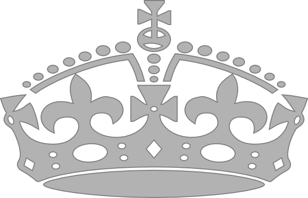 Keep Calm Crown Png Transparent Image - Keep Calm Crown White (600x387), Png Download