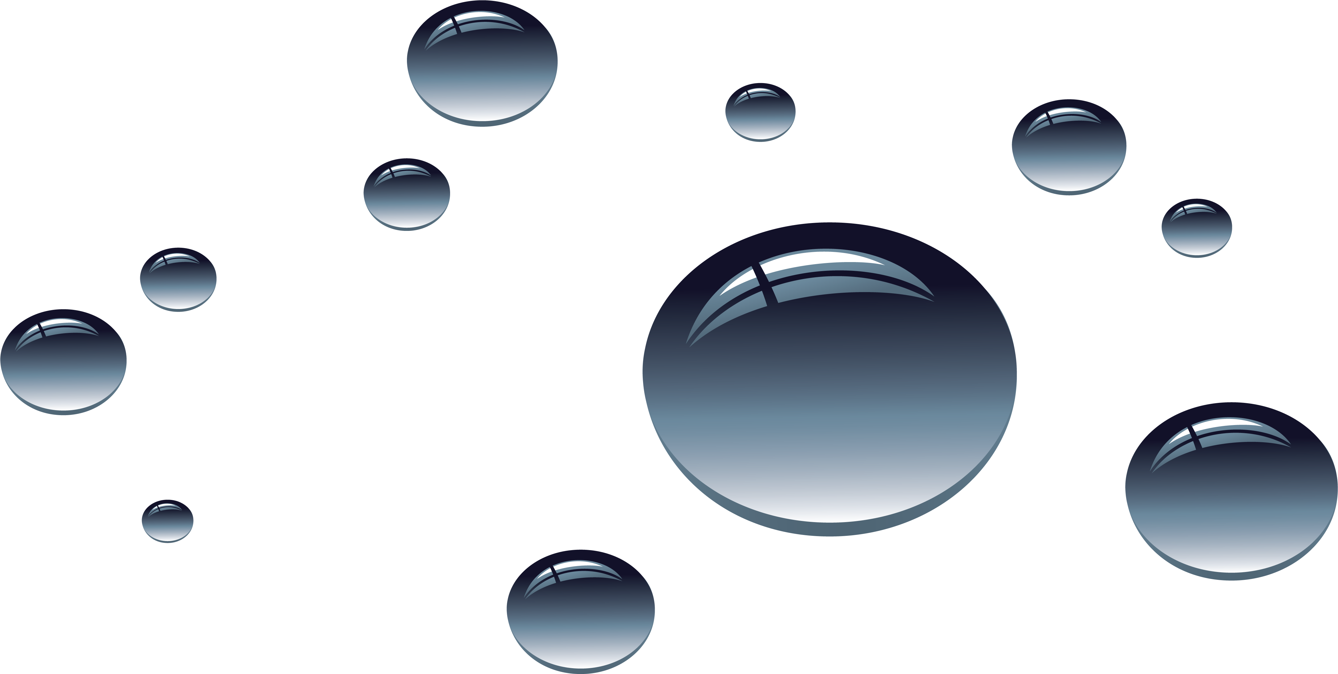 Water Drop Transparent Background Png (4603x2311), Png Download