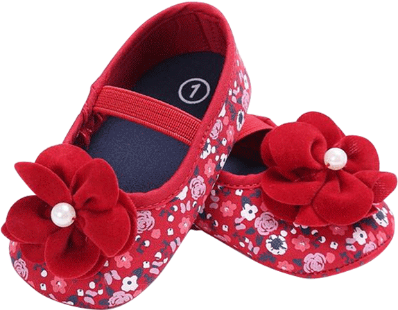 baby girl red shoes size 4