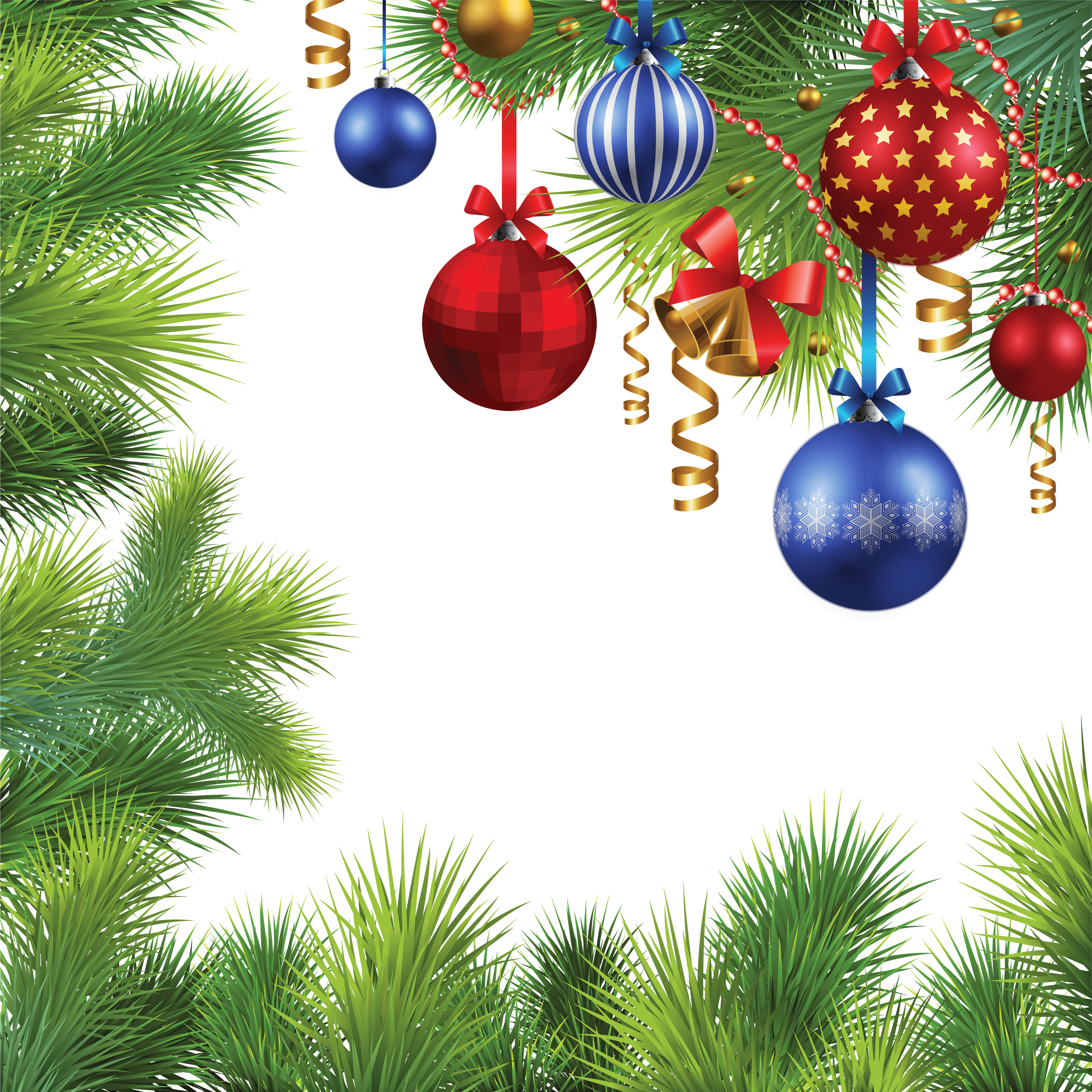 Christmas Png Image - Christmas Transparent Frames Png (3541x3540), Png Download