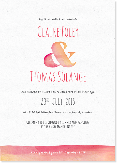 Custom And Unique Wedding Invitations And Save The - Blood Orange (700x700), Png Download